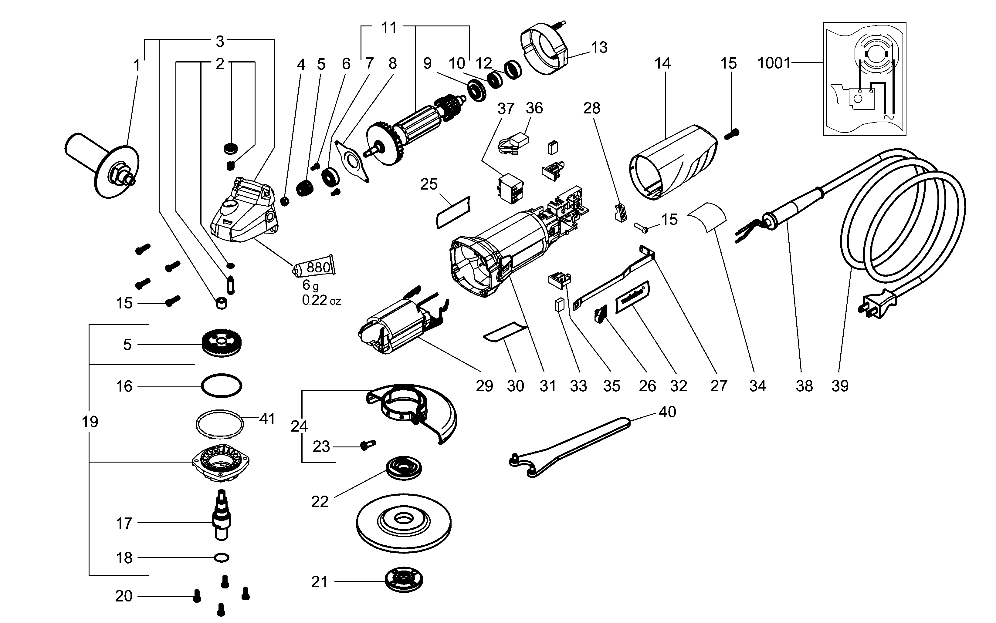 Малые угловые шлифмашины Metabo W 720-115 (06725000)