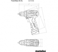 Аккумуляторная дрель-шуруповерт Metabo PowerMaxx BS BL 601721500