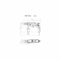 Ударная дрель Metabo SBEV 1300-2 600785000