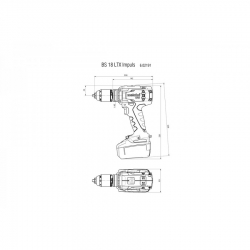 Аккумуляторная дрель-шуруповерт Metabo BS 18 LTX Impuls 602191500