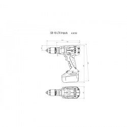 Аккумуляторная ударная дрель Metabo SB 18 LTX Impuls 602192890