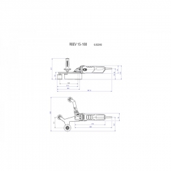 Шлифователь для труб Metabo RBE 15-180 Set 602243500
