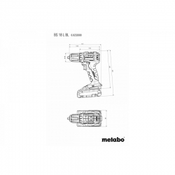 Аккумуляторная дрель-шуруповерт Metabo BS 18 L BL 602326500