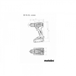 Аккумуляторная дрель-шуруповерт Metabo BS 18 L BL 602326840