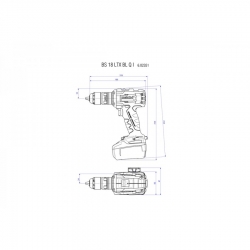 Аккумуляторная дрель-шуруповерт Metabo BS 18 LTX BL Q I 602351650