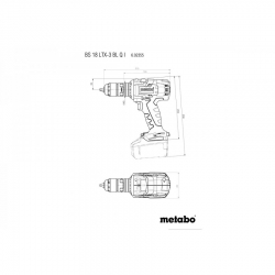 Аккумуляторная дрель-шуруповерт Metabo BS 18 LTX-3 BL Q I 602355660