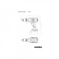 Аккумуляторная ударная дрель Metabo SB 18 LTX-3 BL I 602356650