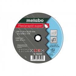 Отрезной круг Flexiarapid super 230x1,9x22,23, Inox, TF 41 Metabo 616228000