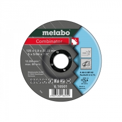 Combinator 125 x 1,9 x 22,23, нержавеющая сталь, TF 42 Metabo 616501000