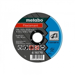 Обдирочный круг Flexiamant 115x2,5x22,23, сталь, TF 41 Metabo 616770000