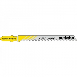 25 лобзиковых пилок, серия «clean wood», 74/ 4,0 мм Metabo 623609000