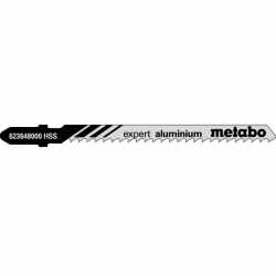 5 лобзиковых пилок, серия «expert aluminium», 74/ 3,0 мм Metabo 623648000