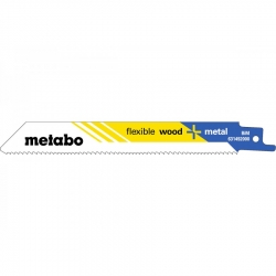 2 пилки для сабельных пил, «flexible wood + metal», 150 x 0,9 мм Metabo 631094000
