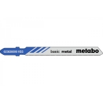 5 лобзиковых пилок, серия «basic metal», 66/ 0,7 мм Metabo 623636000