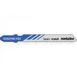 3 лобзиковые пилки, серия «basic metal», 51/ 1,2 мм Metabo 623965000