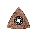 Треугольная шлифовальная пластина, швы/шпаклевка, НМ, 78 мм Metabo 626963000