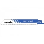 5 пилок для сабельных пил, «heavy metal», 150 x 1,25 мм Metabo 628260000