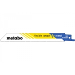 2 пилки для сабельных пил, «flexible wood + metal», 150 x 0,9 мм Metabo 631094000