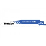 5 пилок для сабельных пил, «demolition metal», 150 x 1,6 мм Metabo 631992000
